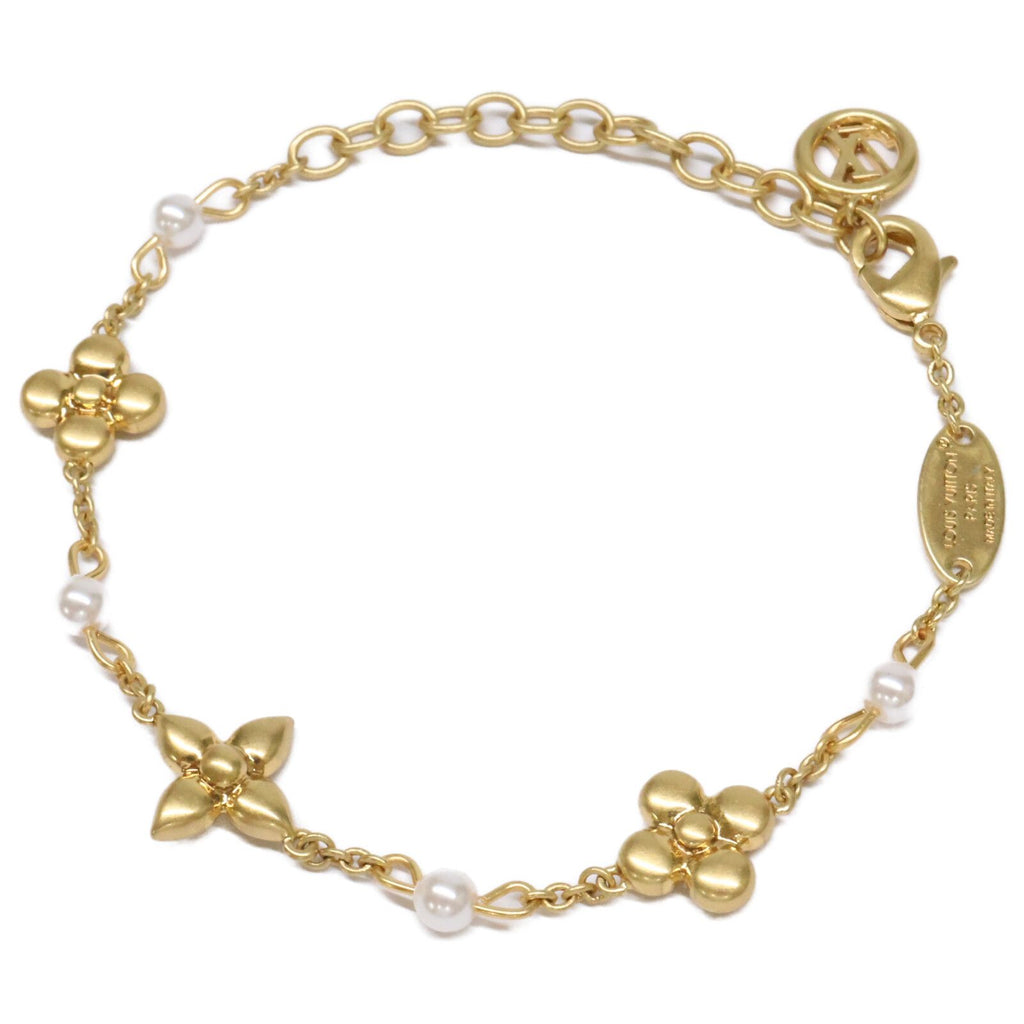 Louis Vuitton a Faux Pearl Chain Bracelet