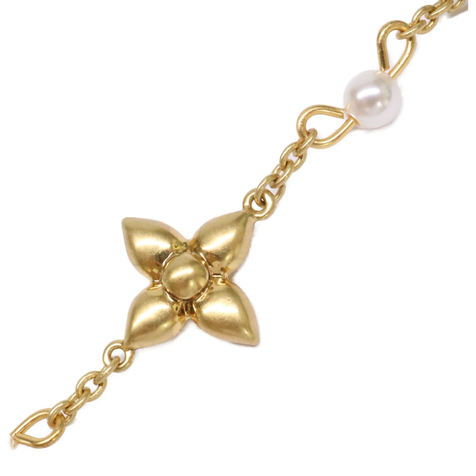 Louis Vuitton a Faux Pearl Chain Bracelet — view 3