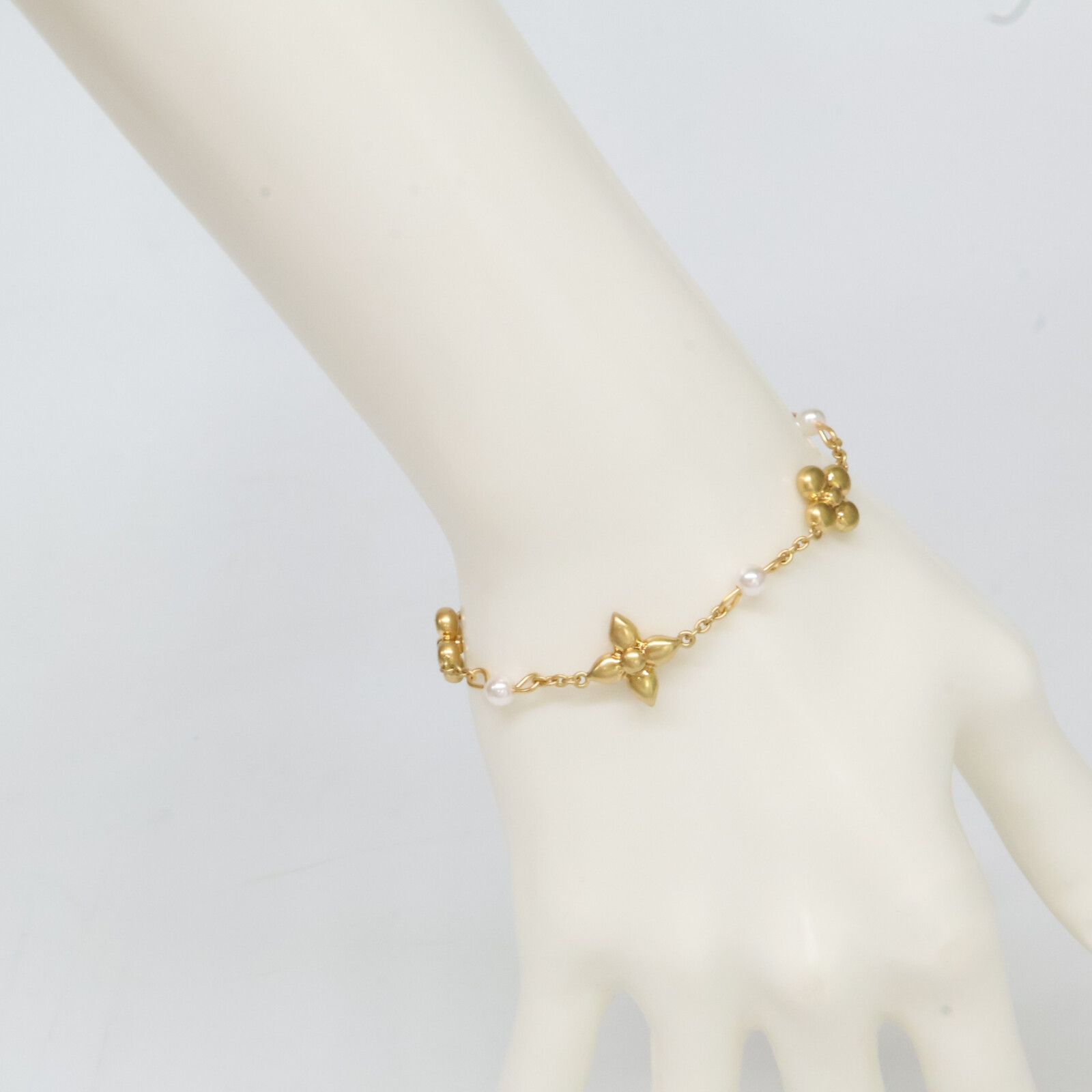 Louis Vuitton a Faux Pearl Chain Bracelet — view 6