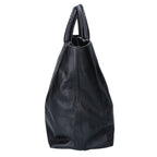Bottega Veneta Leather Intrecciato Handle Tote Bag — view 2
