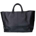 Bottega Veneta Leather Intrecciato Handle Tote Bag — view 3