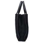 Fendi Rubber Logo Canvas Leather Tote Bag — view 2