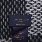 Louis Vuitton Monogram Check Cashmere Damier Reverse Fringe — view 7