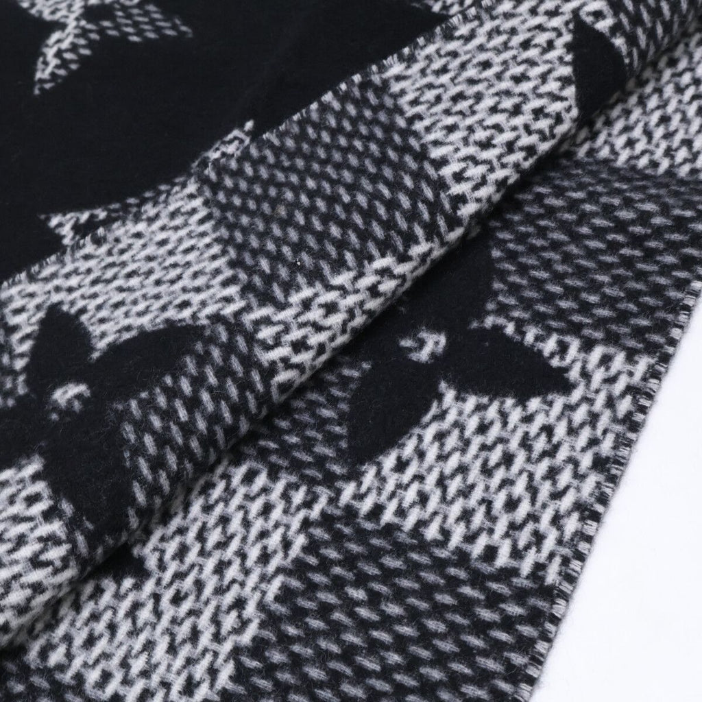 Louis Vuitton Monogram Check Cashmere Damier Reverse Fringe — view 5
