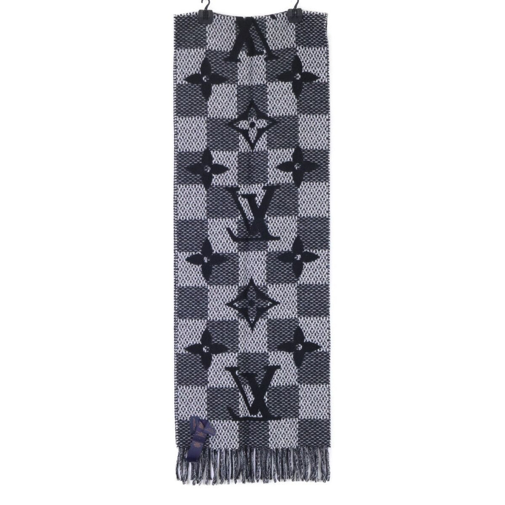 Louis Vuitton Monogram Check Cashmere Damier Reverse Fringe — view 4