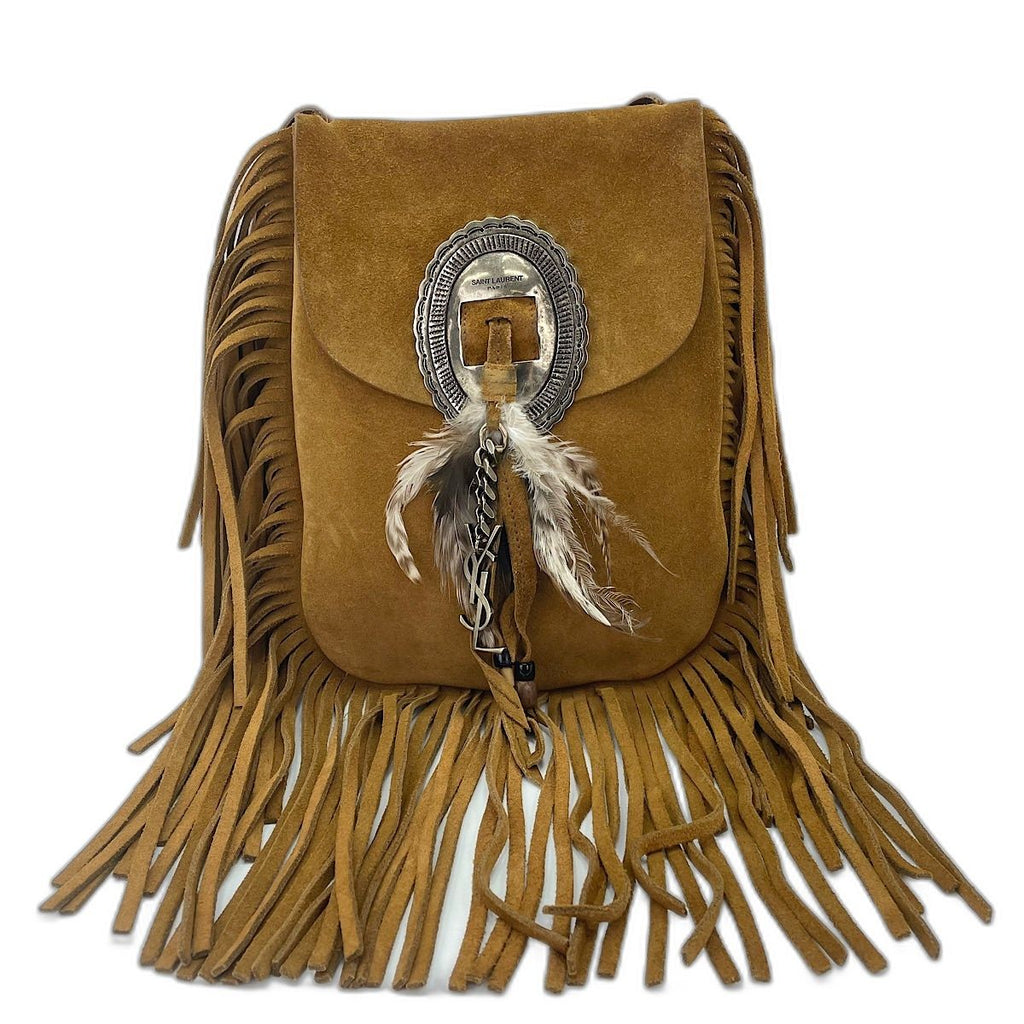 Saint Laurent Shoulder Bag Anita Fringe — view 2
