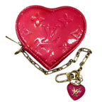 Louis Vuitton Coin Purse Porte Monet Crew Monogram Vernis Pink Rose Pop — view 2