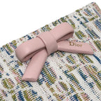 Dior Bifold Wallet Oblique Promenade Dahlia Jacquard Pink — view 7