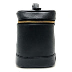 Chanel Handbag CC Logo Vertical Vanity Bag Caviar Leather Black — view 3