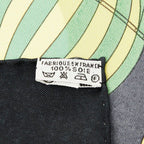 Hermes Carre 90 les Folies du Ciel Sky Madness Scarf Black Multicolor Silk — view 4