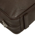 Prada Business Briefcase Brown Saffiano Leather — view 7