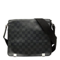 Louis Vuitton Damier Graphite District PM NM Crossbody Shoulder Bag Black