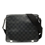 Louis Vuitton Damier Graphite District PM NM Crossbody Shoulder Bag Black