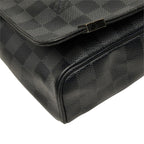 Louis Vuitton Damier Graphite District PM NM Crossbody Shoulder Bag Black — view 5