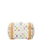 Louis Vuitton Monogram Multicolor Priscilla Handbag Blanc White Leather — view 3