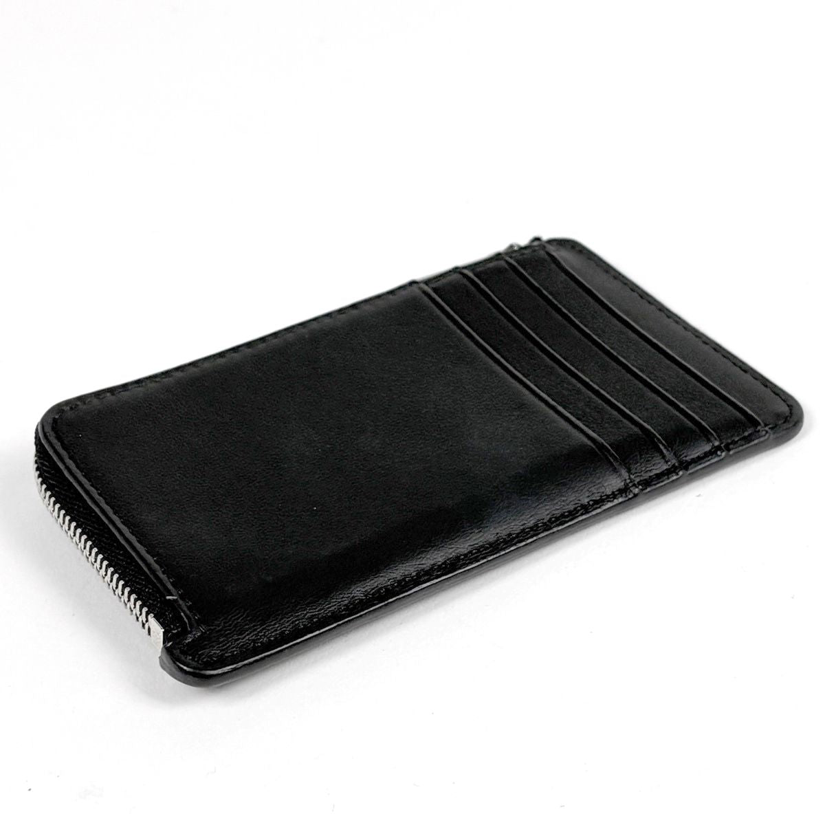 Loewe Card Case Anagram Fragment Case Coin Purse Leather Black — view 2