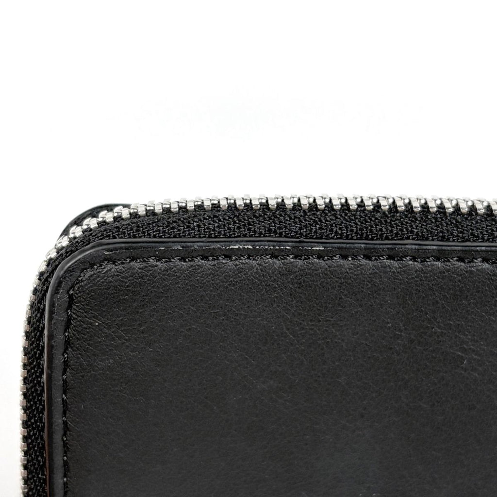 Loewe Card Case Anagram Fragment Case Coin Purse Leather Black — view 4