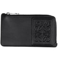 Loewe Card Case Anagram Fragment Case Coin Purse Leather Black