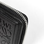 Loewe Card Case Anagram Fragment Case Coin Purse Leather Black — view 3