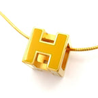 Hermes Necklace Cage d'H Gold Yellow — view 3