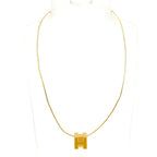 Hermes Necklace Cage d'H Gold Yellow — view 2