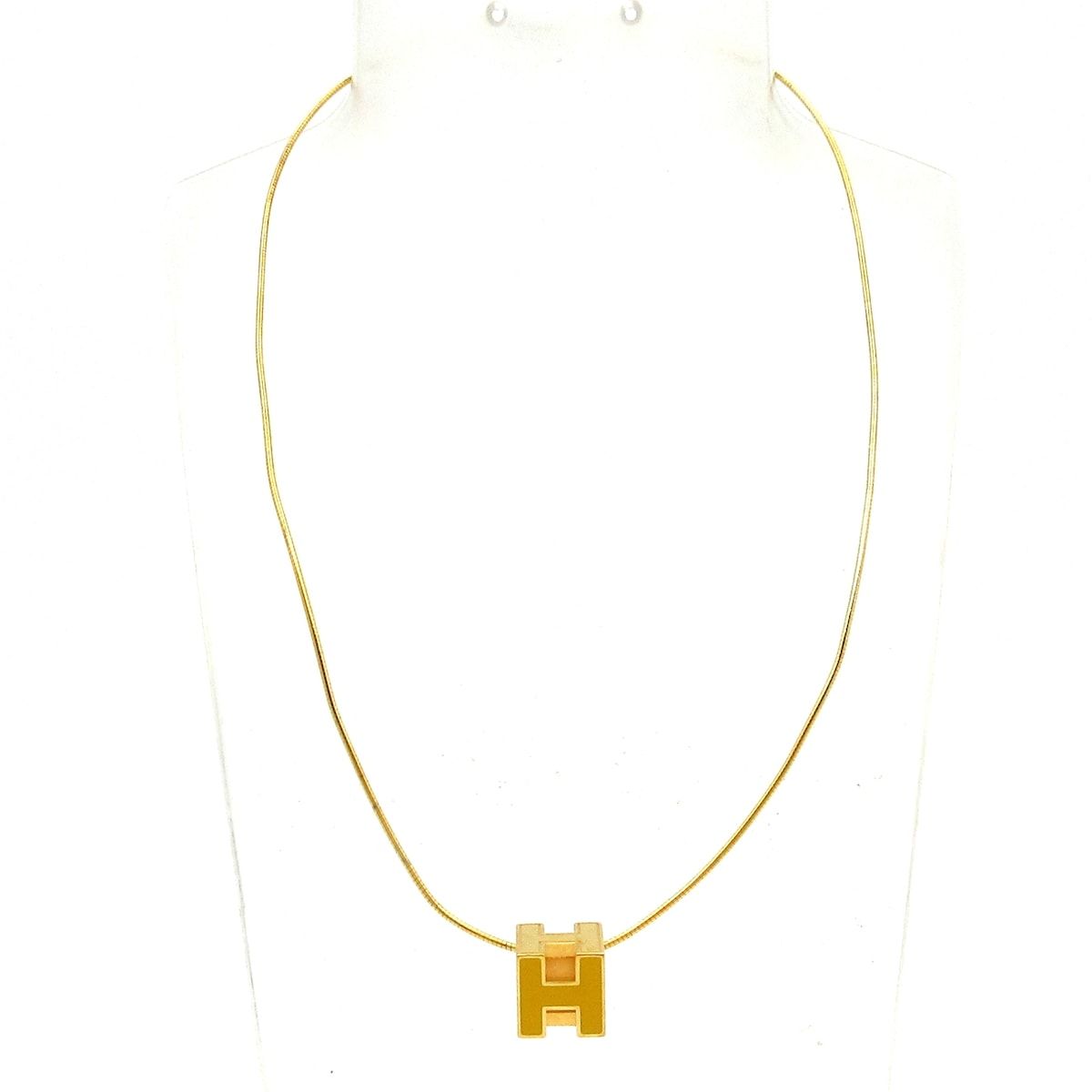 Hermes Necklace Cage d'H Gold Yellow — view 2