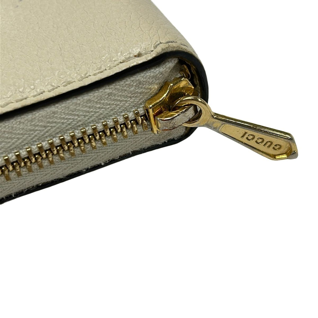 Gucci Wallet Zumi Ivory Zip Around Leather — view 8