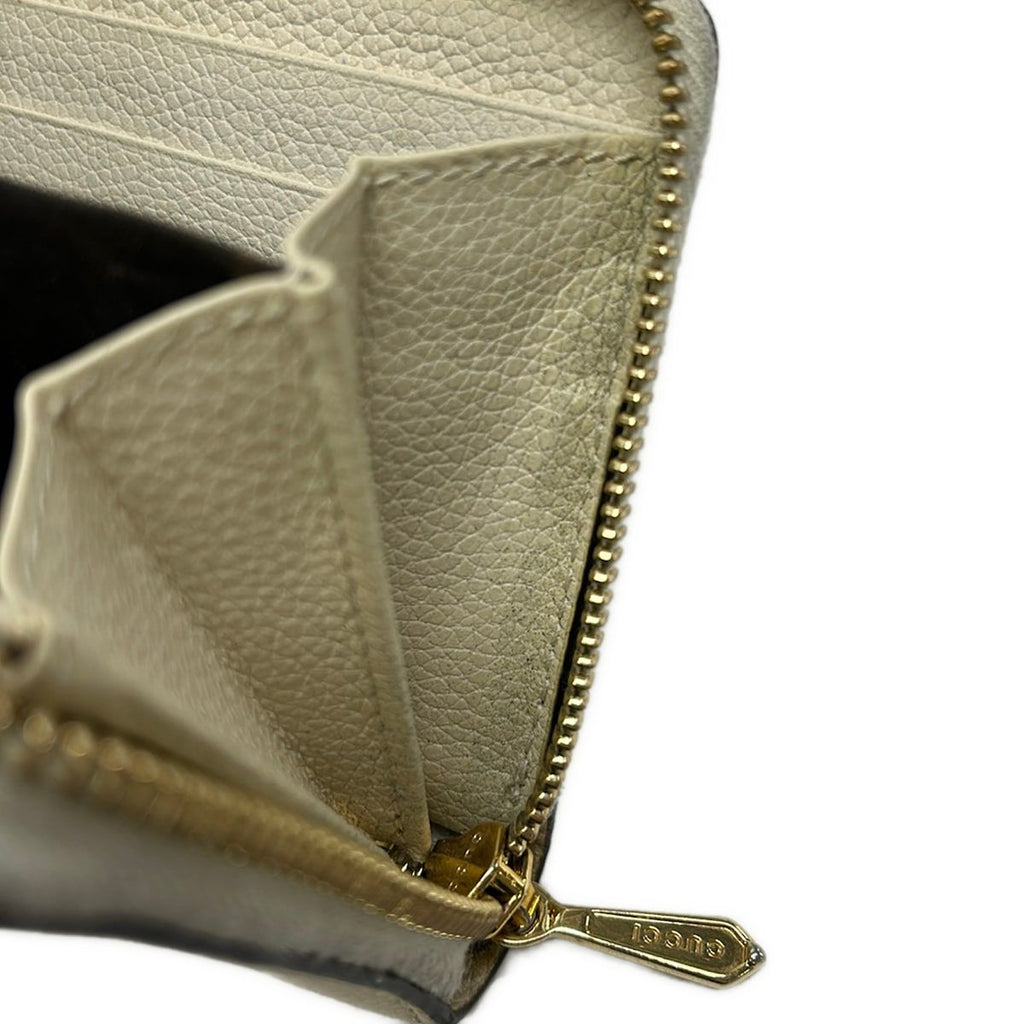 Gucci Wallet Zumi Ivory Zip Around Leather — view 7