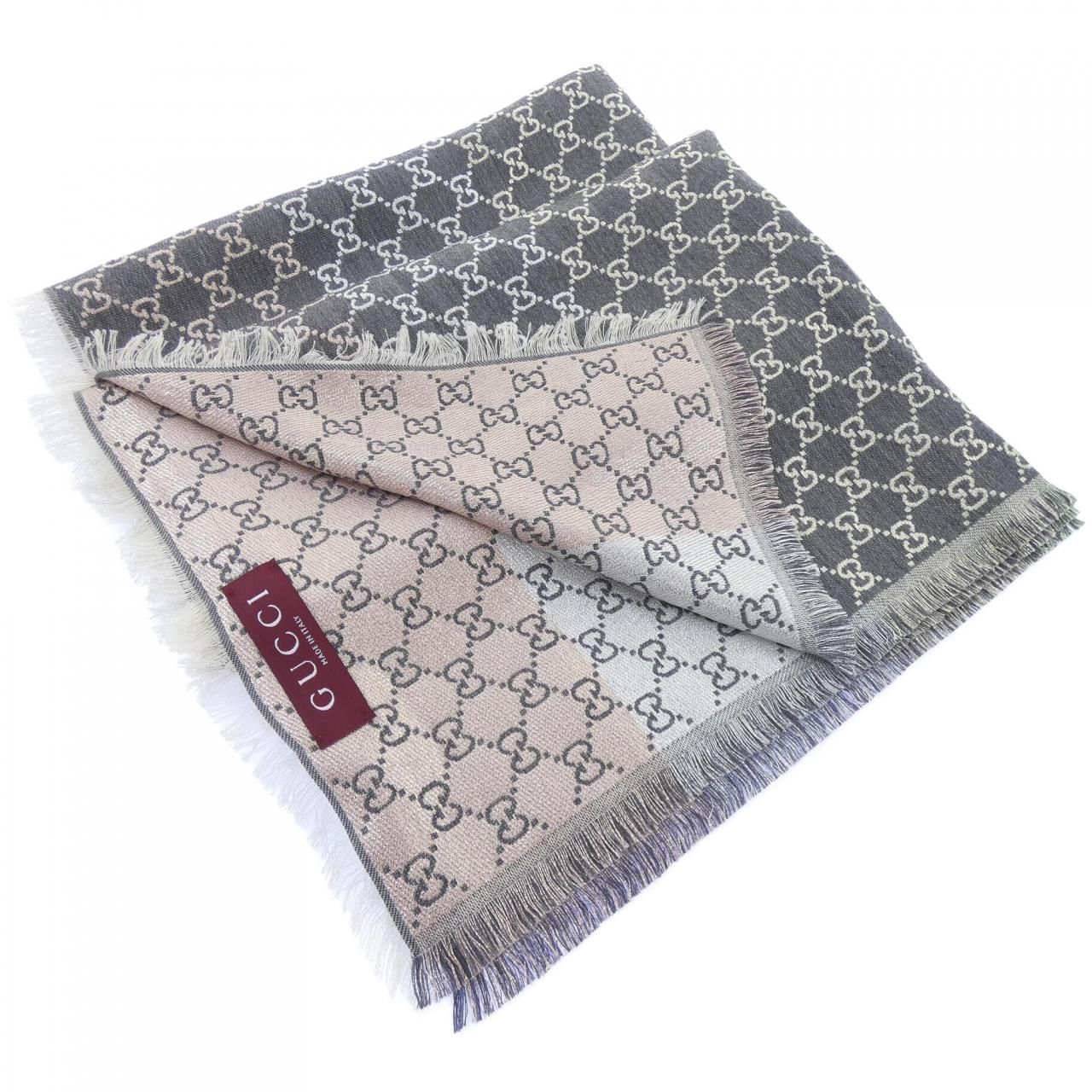 Gucci Shawl Scarf Gray