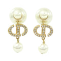 Dior Tribal Earrings Gold