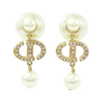 Dior Tribal Earrings Gold