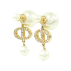 Dior Tribal Earrings Gold — view 2