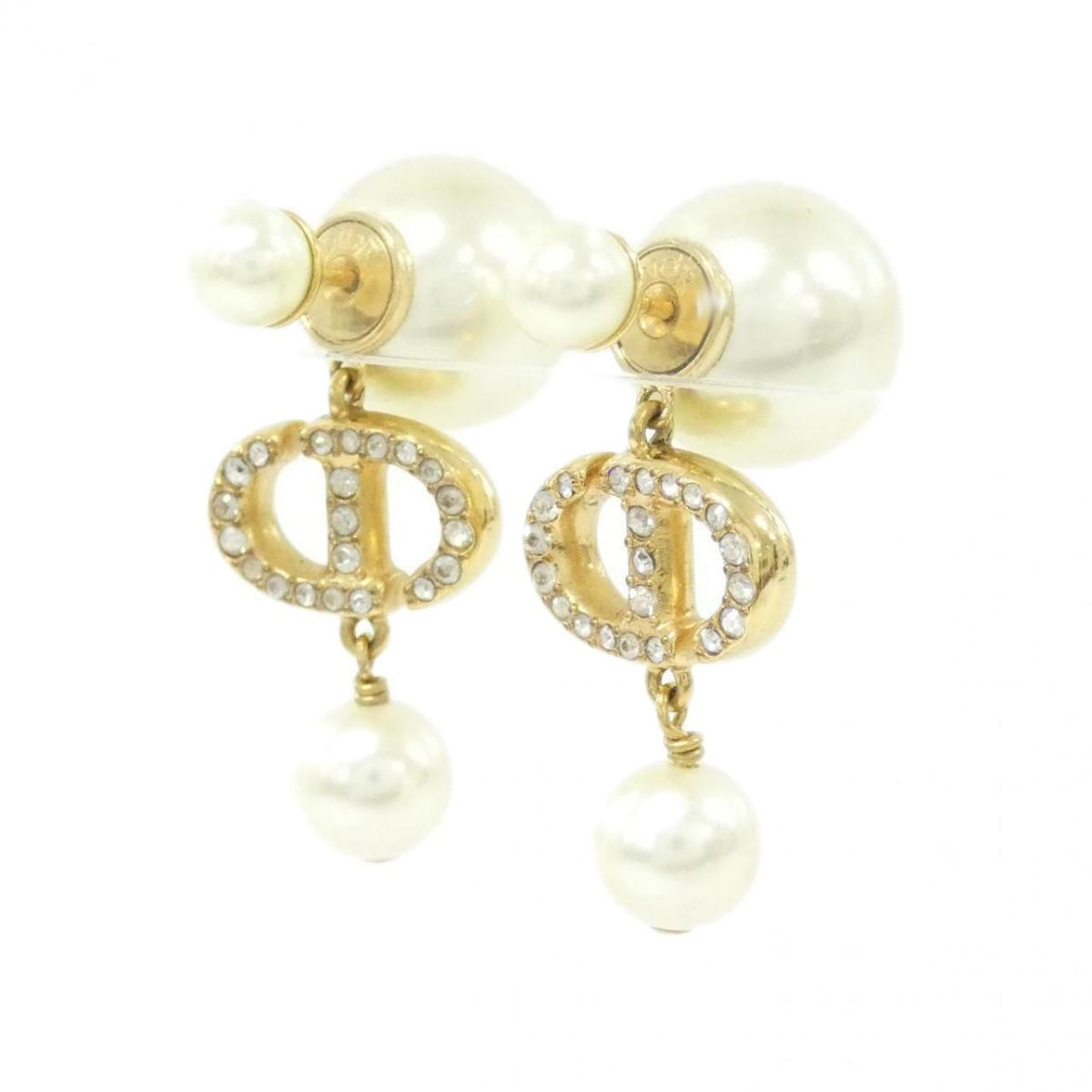 Dior Tribal Earrings Gold — view 2