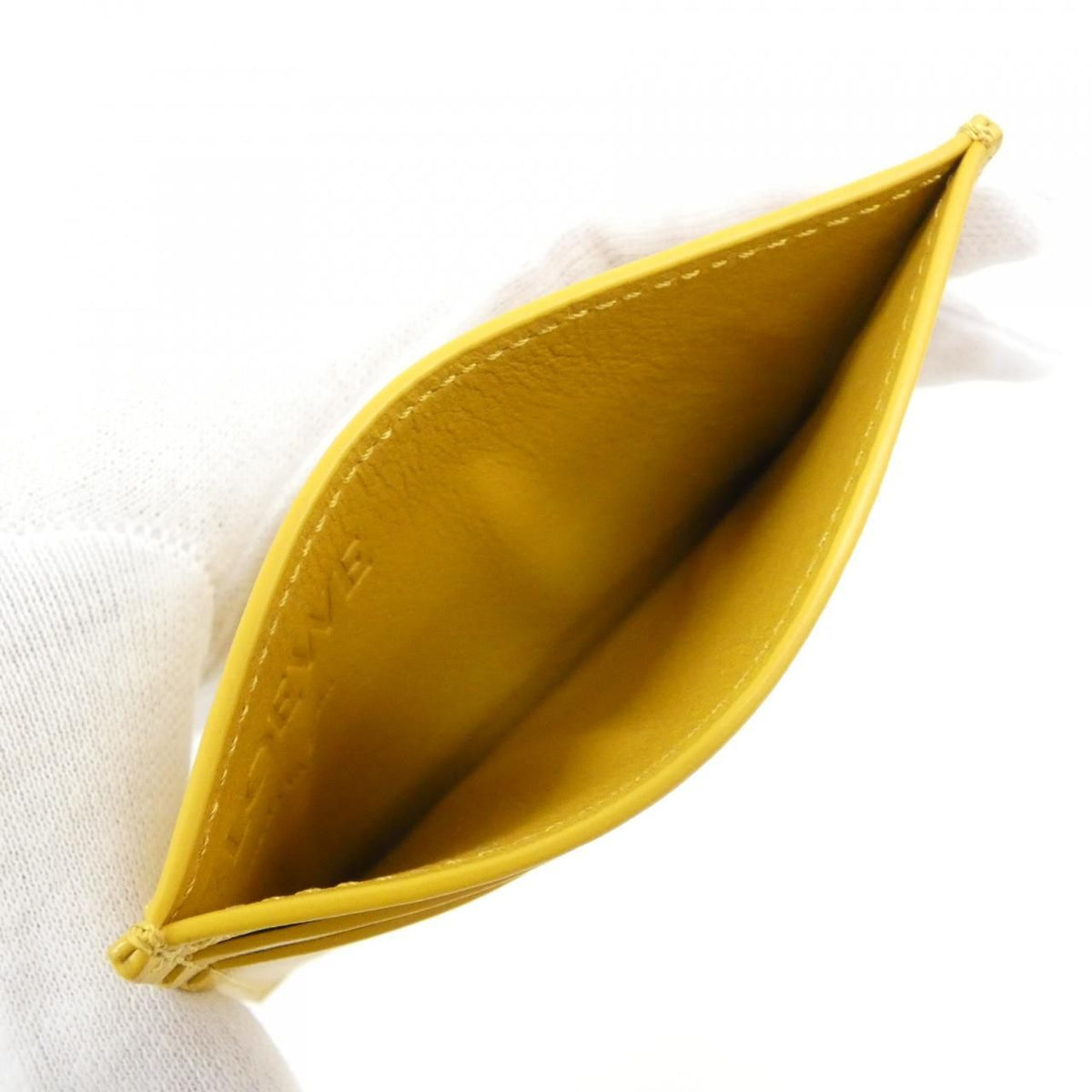 Loewe Card Case Card Holders Yellow — view 3
