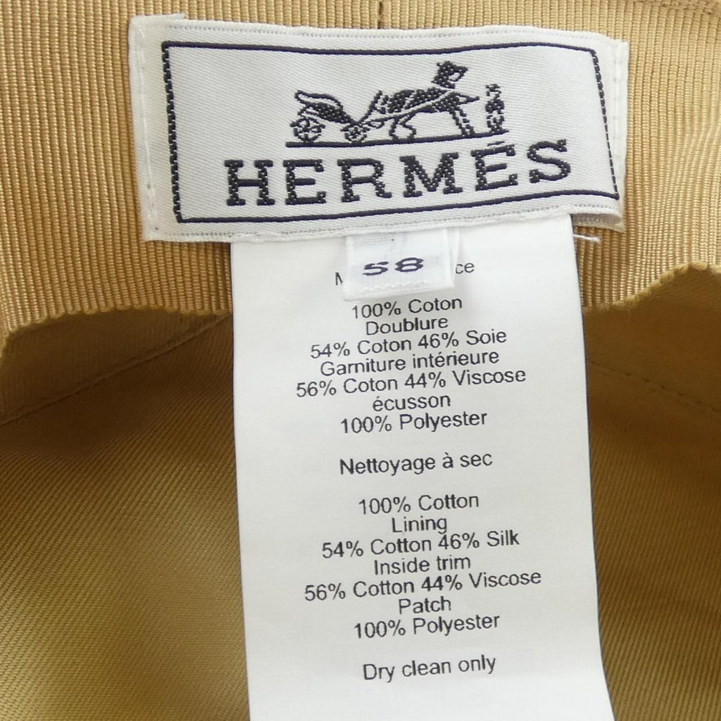 Hermes Juliette Sea Shell Cap Hat — view 3