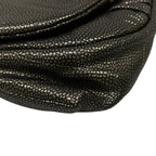 Chanel Wallet Half Moon Silver Black Chain Leather Shoulder Bag — view 7