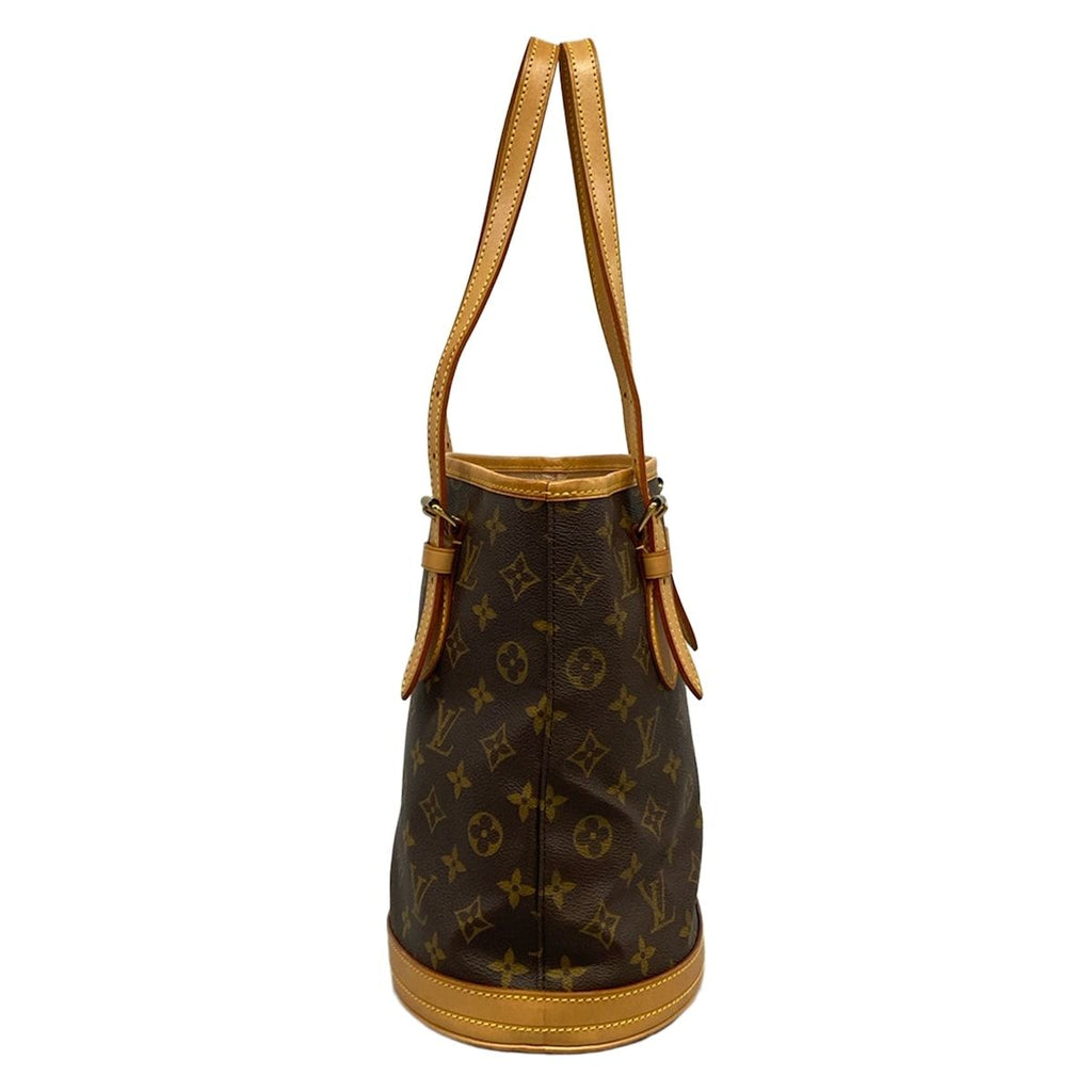 Louis Vuitton Shoulder Bag Monogram Petit Bucket — view 4