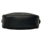 Gucci Shoulder Bag GG Marmont Black Gold Chain Leather — view 5