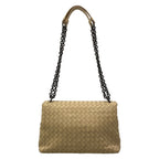 Bottega Veneta Shoulder Bag Small Olympia Beige Chain Leather — view 3