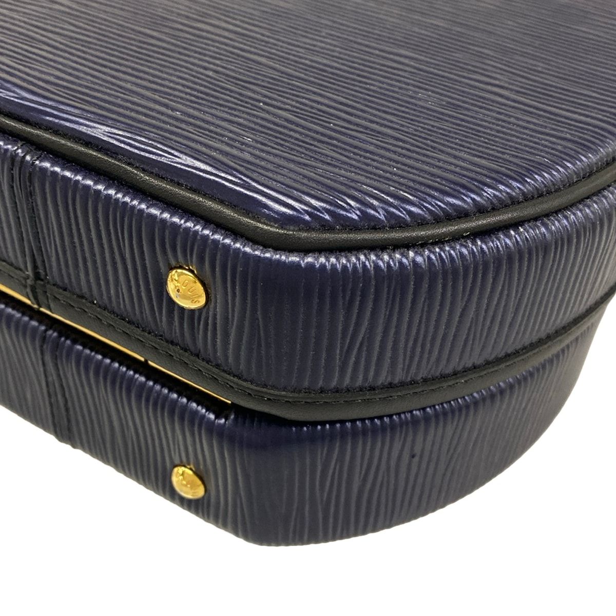 Louis Vuitton Handbag Epi Petite Boite Chapeau Deep Purple Leather — view 6