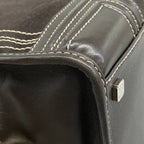 Loewe Handbag Amazona 36 Dark Brown Leather — view 6
