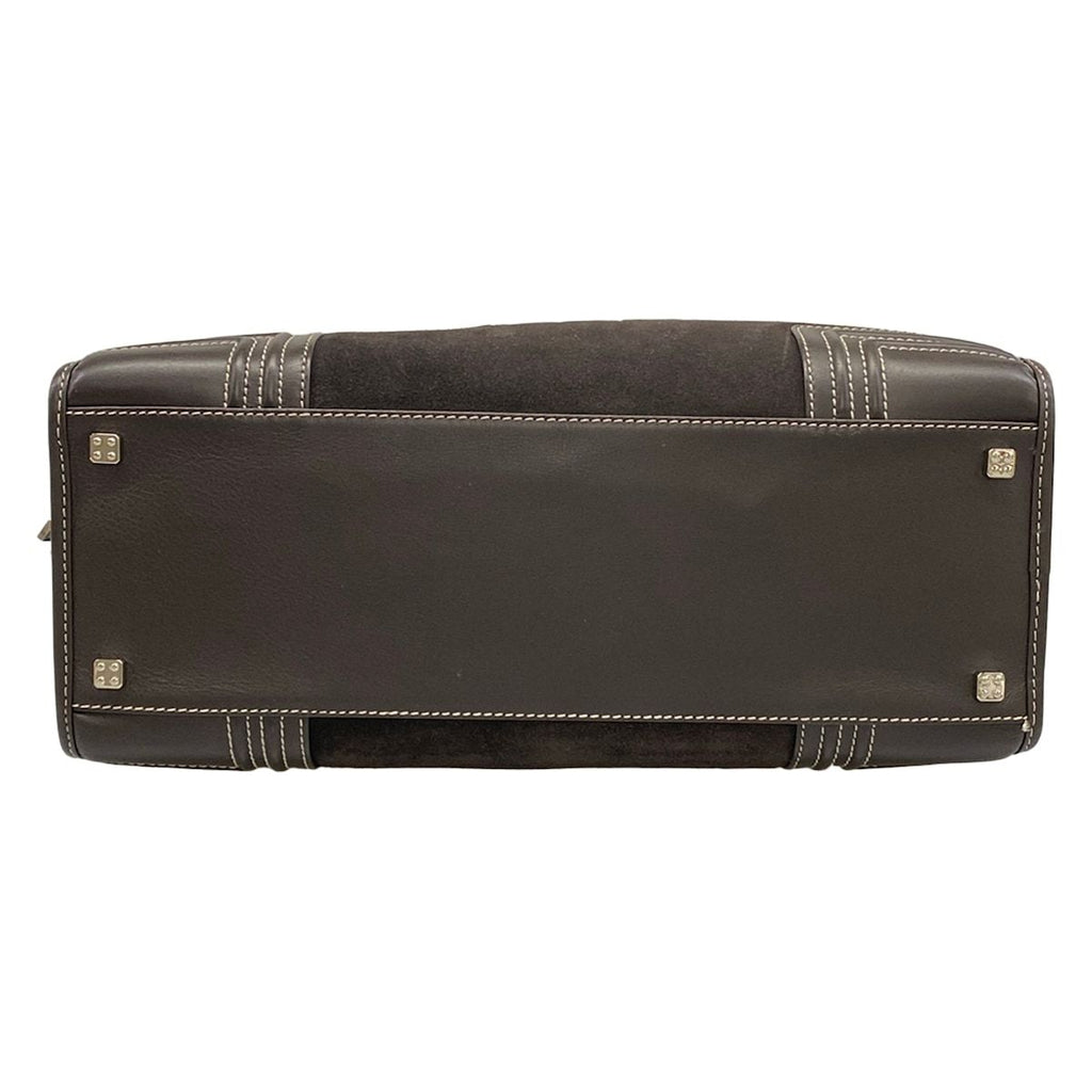 Loewe Handbag Amazona 36 Dark Brown Leather — view 5