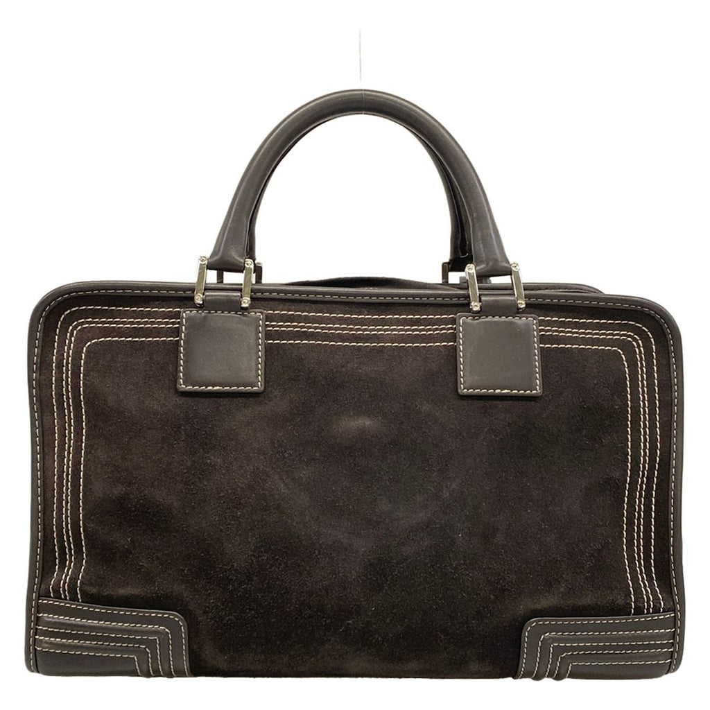 Loewe Handbag Amazona 36 Dark Brown Leather — view 3