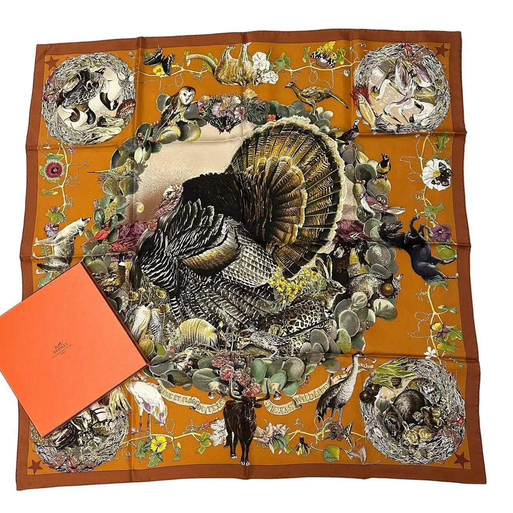 Hermes Silk Scarf Carre 90
