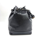 Louis Vuitton Noe Epi Noir Leather Black Shoulder Bag Gold