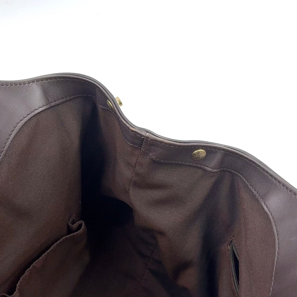 Gucci GG Canvas Leather Tote Bag — view 6