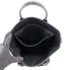 Dior Tote Bag Oblique Jacquard Saddle Trotter Black 2-Way — view 7