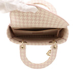 Dior Handbag Light Houndstooth Canvas 2-Way — view 6