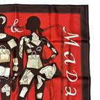 Hermes Scarf Carre 90 Silk Monsieur Et Madame & — view 4