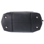 Louis Vuitton Parnassea Lockit MM Leather Handbag Silver Black — view 4